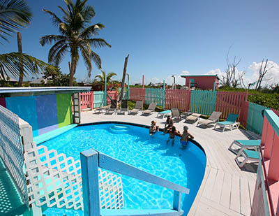 Nipper's pool on Guana Cay