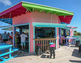 Nipper's pool on Guana Cay