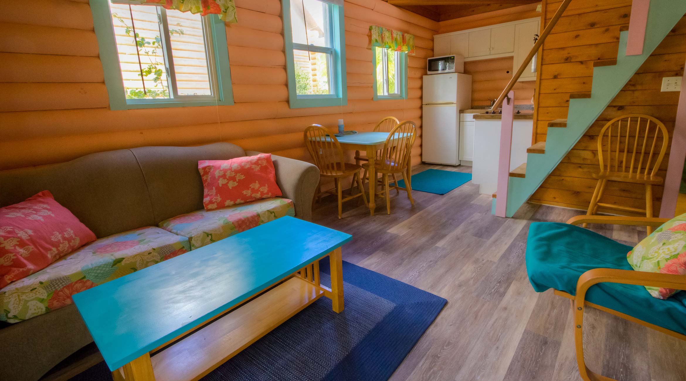 Oceanfrontier Hideaway, Log Cabins Vacation Rental on Great Guana Cay